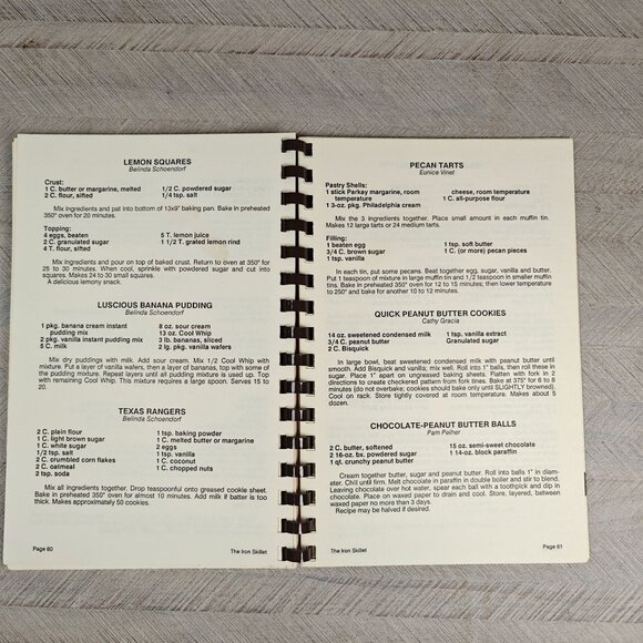 The Iron Skillet 1987 Vtg Louisiana Church Cookbook Cajun Creole Local Ethnic - Picture 8 of 8